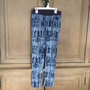 Navy blue and baby blue girls jeans